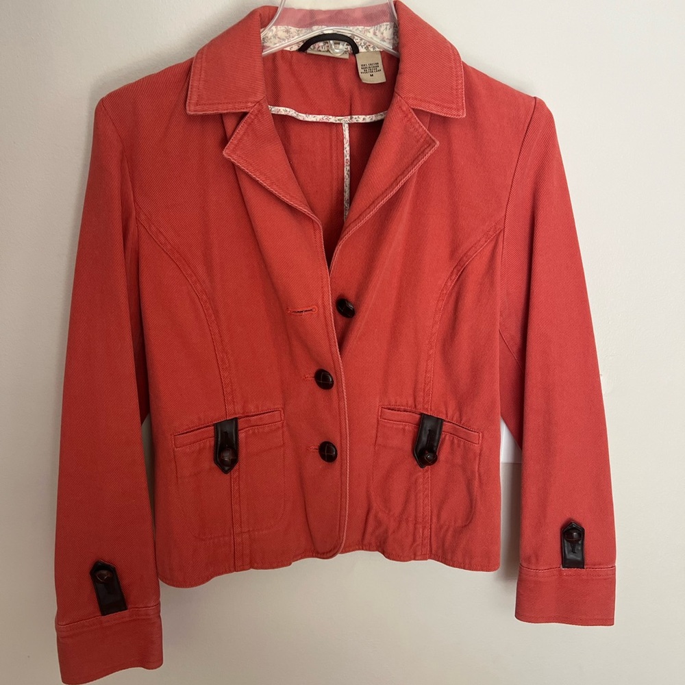 Ruff Hewn Coral Corduroy Jacket